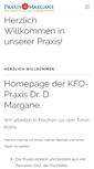 Mobile Screenshot of kieferorthopaedie-frechen.de