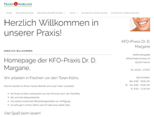 Tablet Screenshot of kieferorthopaedie-frechen.de